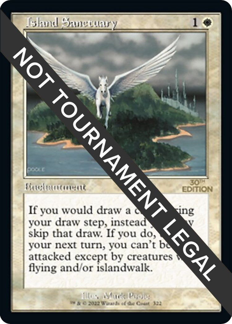 Image for Island Sanctuary (Retro Frame) (322) [30th Anniversary Edition] - Magic: The Gathering