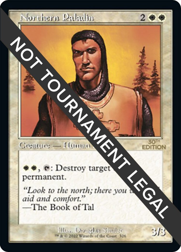 Image for Northern Paladin (Retro Frame) (326) [30th Anniversary Edition] - Magic: The Gathering