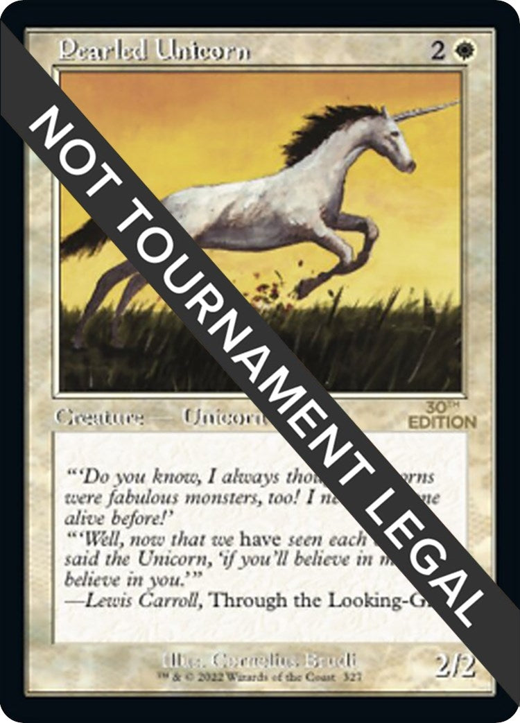 Image for Pearled Unicorn (Retro Frame) (327) [30th Anniversary Edition] - Magic: The Gathering