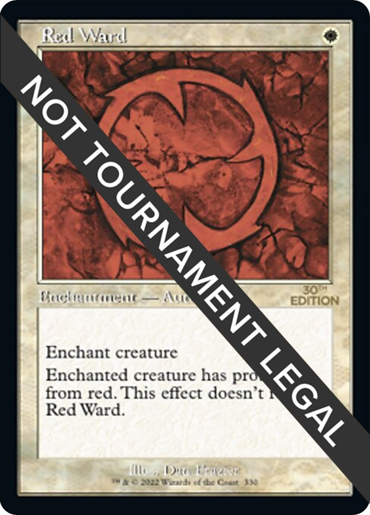Image for Red Ward (Retro Frame) (330) [30th Anniversary Edition] - Magic: The Gathering