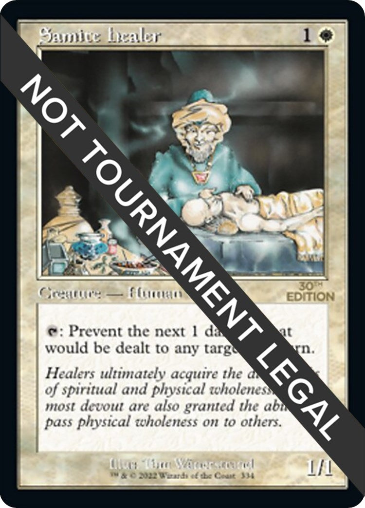 Image for Samite Healer (Retro Frame) (334) [30th Anniversary Edition] - Magic: The Gathering
