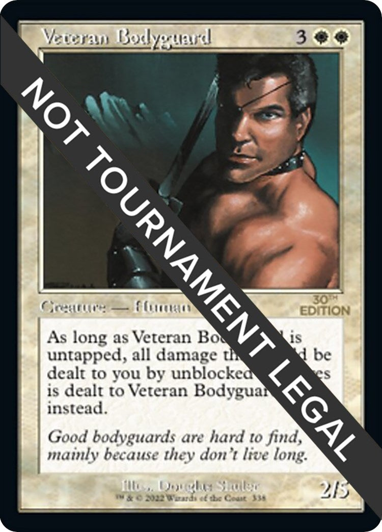Image for Veteran Bodyguard (Retro Frame) (338) [30th Anniversary Edition] - Magic: The Gathering