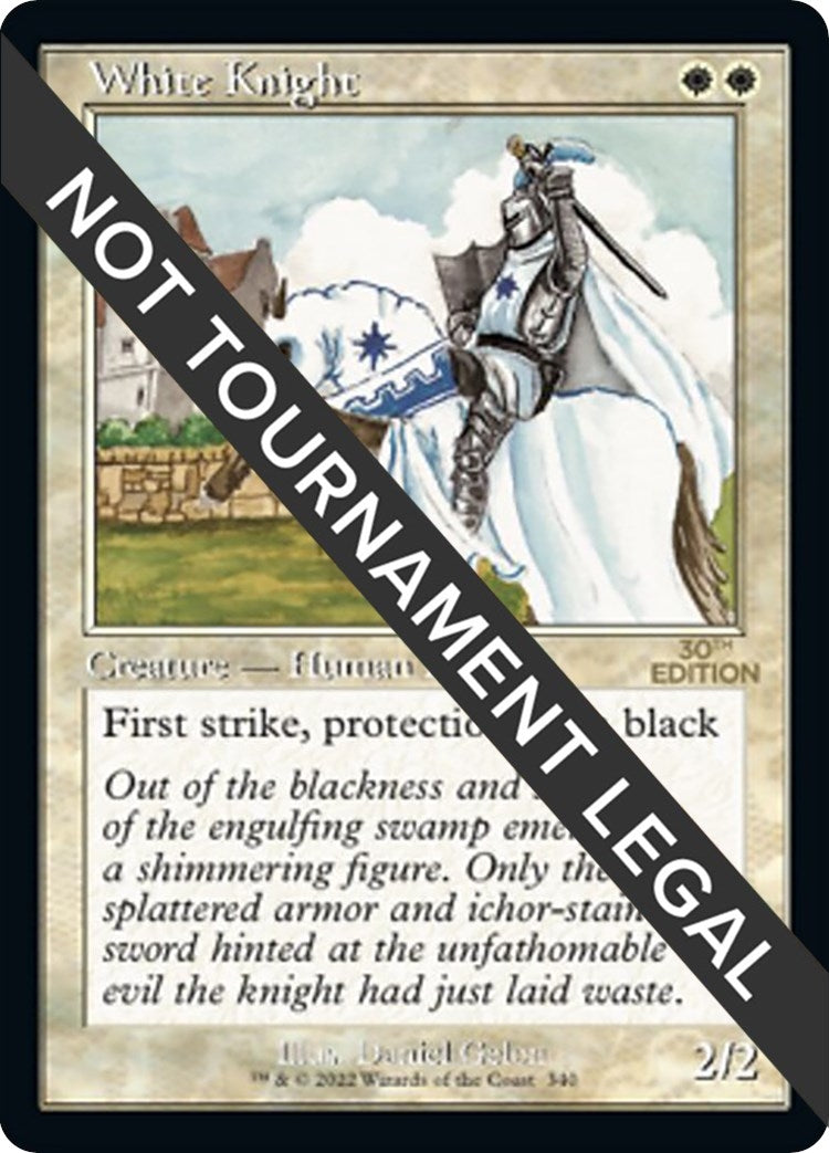 Image for White Knight (Retro Frame) (340) [30th Anniversary Edition] - Magic: The Gathering