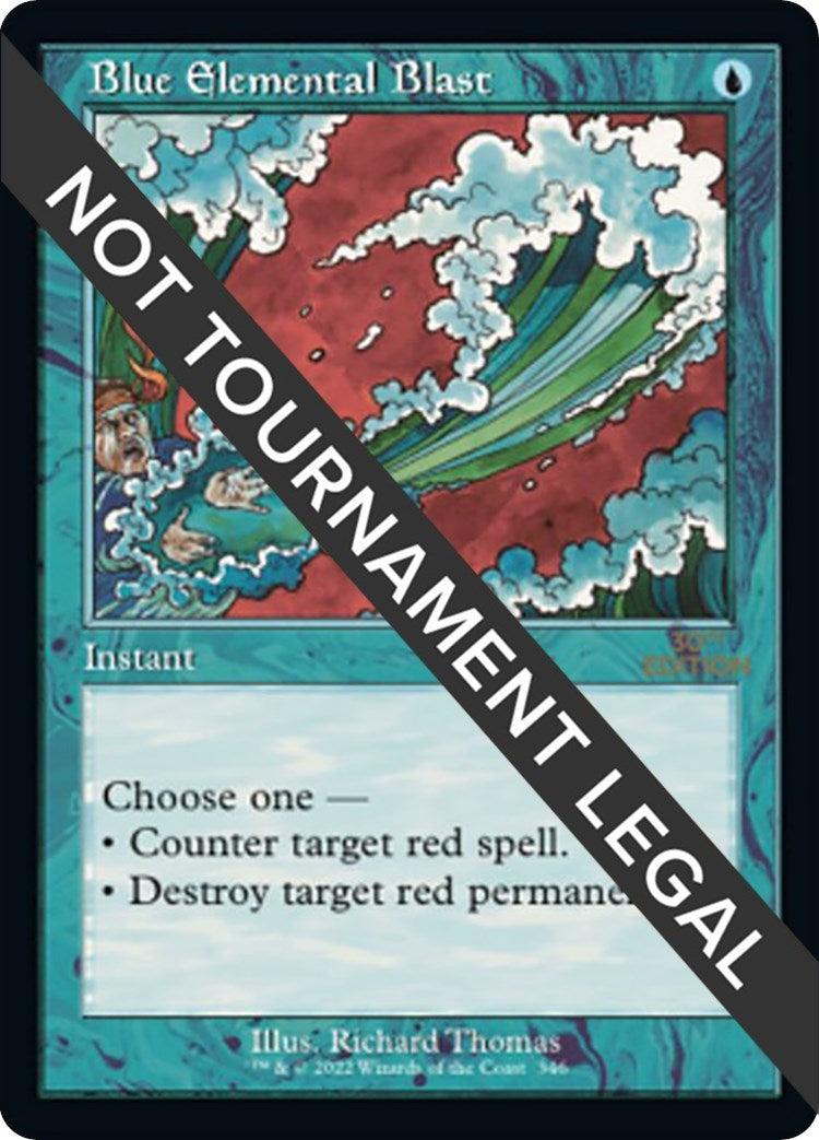 Image for Blue Elemental Blast (Retro Frame) (346) [30th Anniversary Edition] - Magic: The Gathering