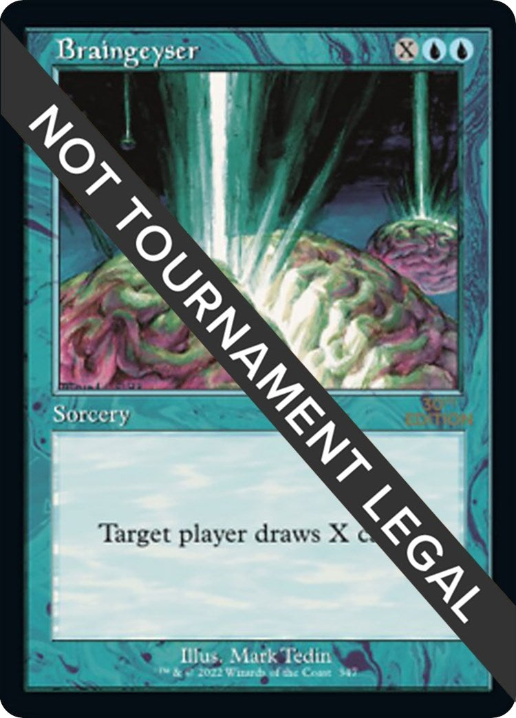 Image for Braingeyser (Retro Frame) (347) [30th Anniversary Edition] - Magic: The Gathering