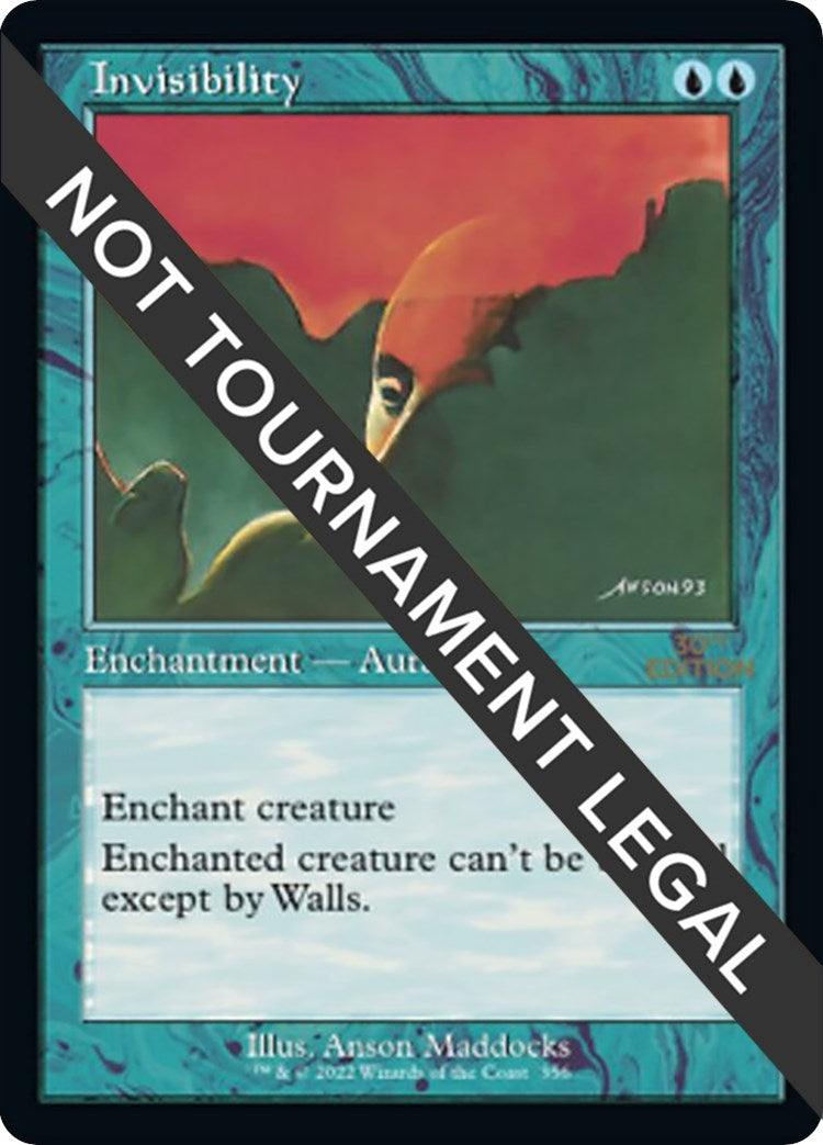Image for Invisibility (Retro Frame) (356) [30th Anniversary Edition] - Magic: The Gathering