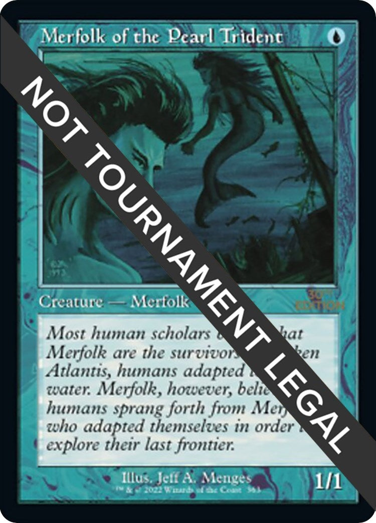 Image for Merfolk of the Pearl Trident (Retro Frame) (363) [30th Anniversary Edition] - Magic: The Gathering
