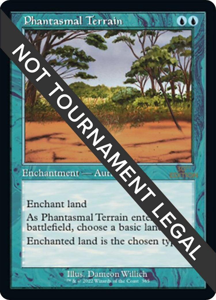 Image for Phantasmal Terrain (Retro Frame) (365) [30th Anniversary Edition] - Magic: The Gathering