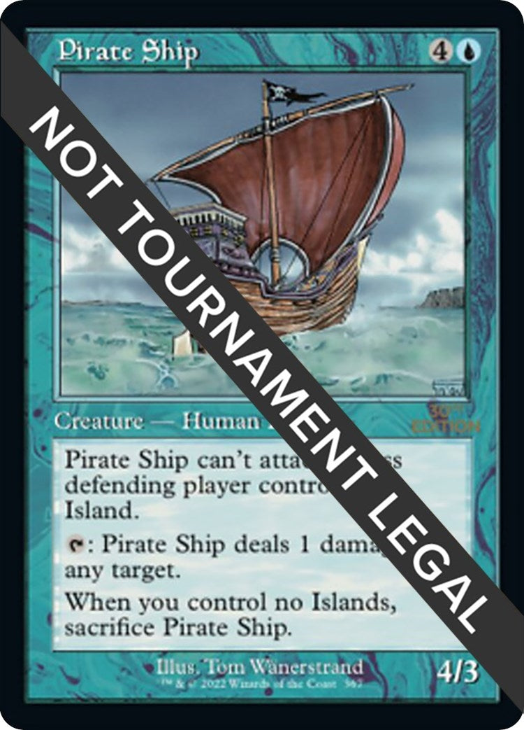 Image for Pirate Ship (Retro Frame) (367) [30th Anniversary Edition] - Magic: The Gathering