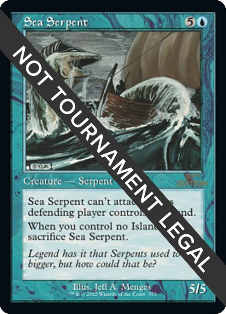 Image for Sea Serpent (Retro Frame) (373) [30th Anniversary Edition] - Magic: The Gathering