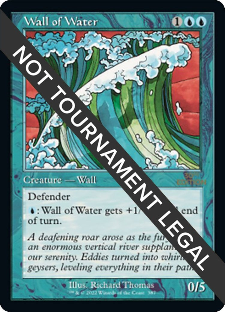 Image for Wall of Water (Retro Frame) (387) [30th Anniversary Edition] - Magic: The Gathering