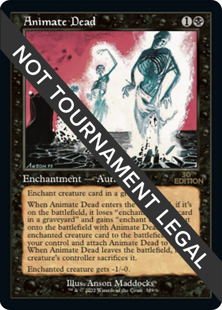 Image for Animate Dead (Retro Frame) (389) [30th Anniversary Edition] - Magic: The Gathering