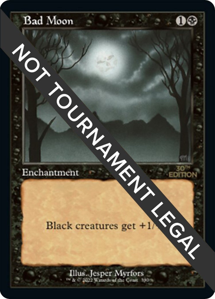 Image for Bad Moon (Retro Frame) (390) [30th Anniversary Edition] - Magic: The Gathering