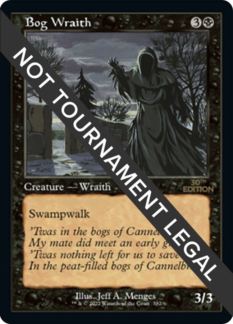 Image for Bog Wraith (Retro Frame) (392) [30th Anniversary Edition] - Magic: The Gathering