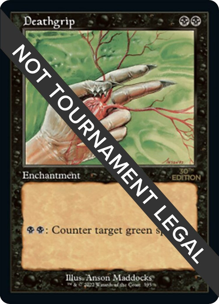 Image for Deathgrip (Retro Frame) (395) [30th Anniversary Edition] - Magic: The Gathering
