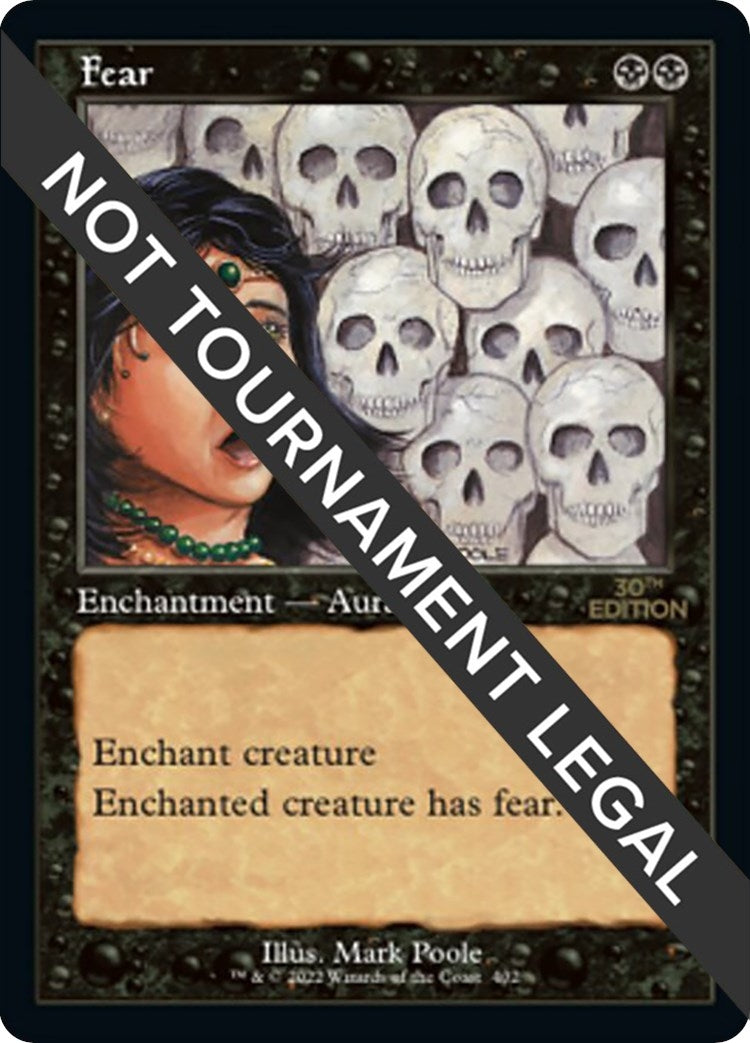 Image for Fear (Retro Frame) (402) [30th Anniversary Edition] - Magic: The Gathering