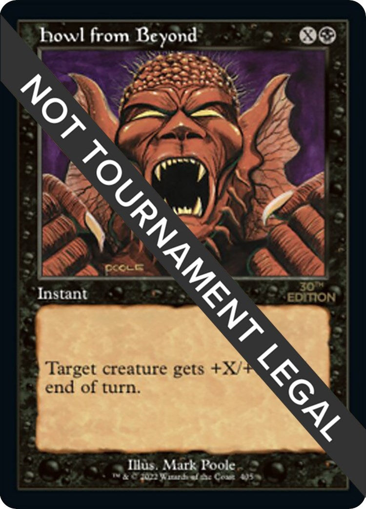 Image for Howl from Beyond (Retro Frame) (405) [30th Anniversary Edition] - Magic: The Gathering