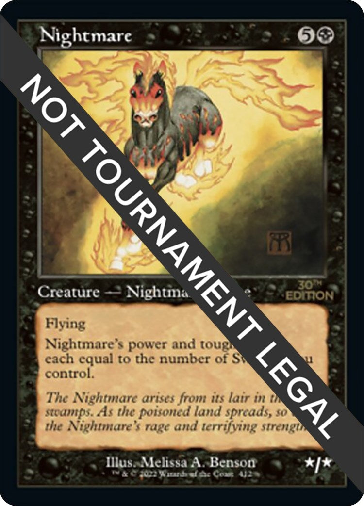 Image for Nightmare (Retro Frame) (412) [30th Anniversary Edition] - Magic: The Gathering