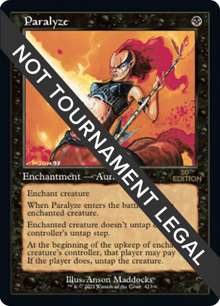 Image for Paralyze (Retro Frame) (413) [30th Anniversary Edition] - Magic: The Gathering
