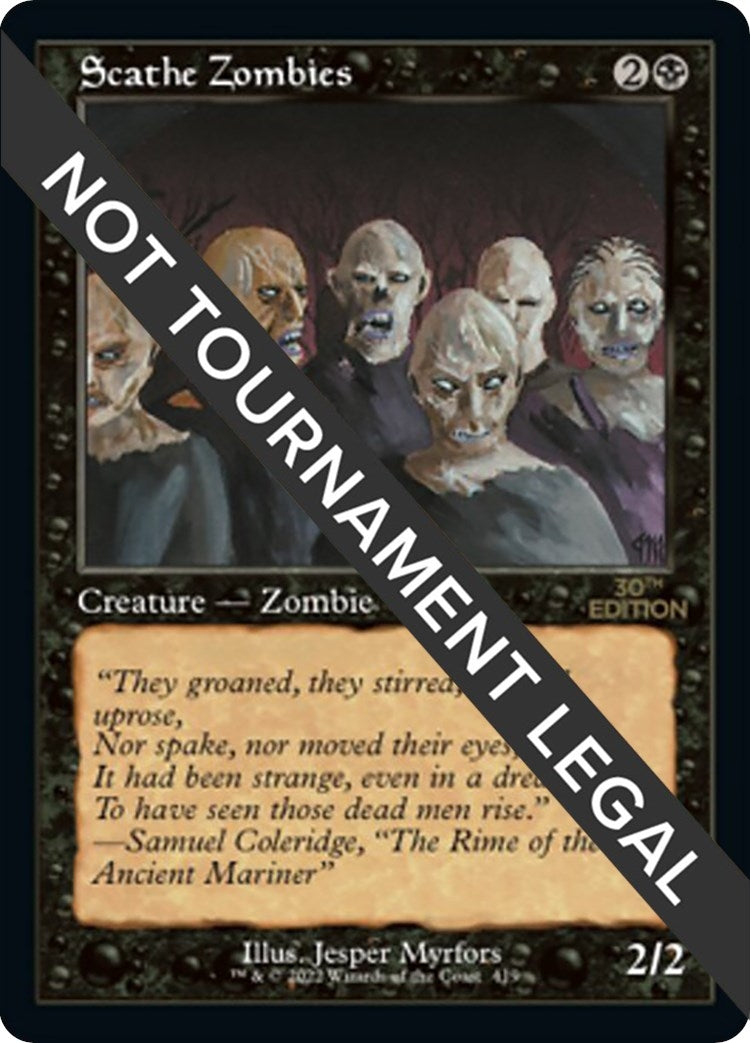 Image for Scathe Zombies (Retro Frame) (419) [30th Anniversary Edition] - Magic: The Gathering