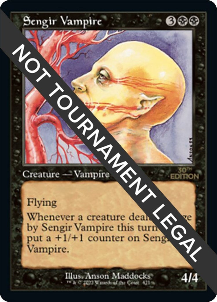 Image for Sengir Vampire (Retro Frame) (421) [30th Anniversary Edition] - Magic: The Gathering