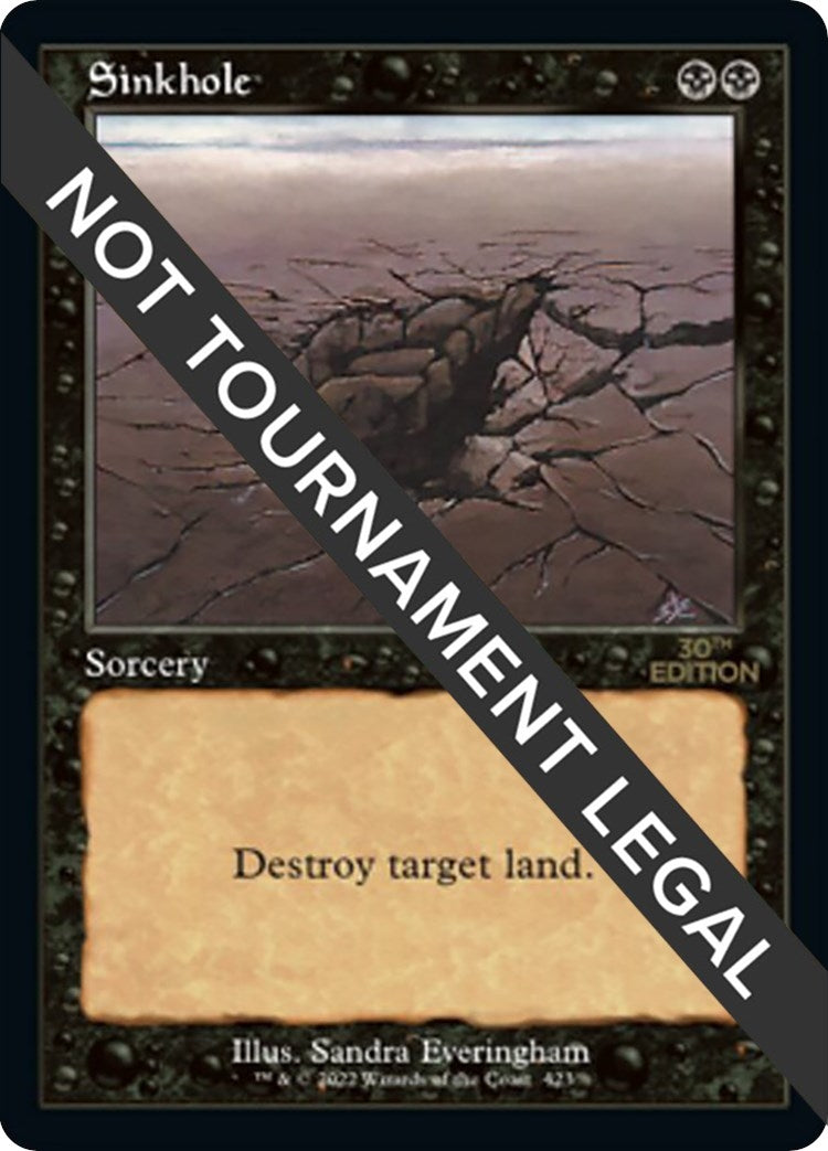 Image for Sinkhole (Retro Frame) (423) [30th Anniversary Edition] - Magic: The Gathering