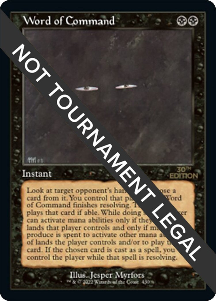 Word of Command (Retro Frame) (430) [30th Anniversary Edition]