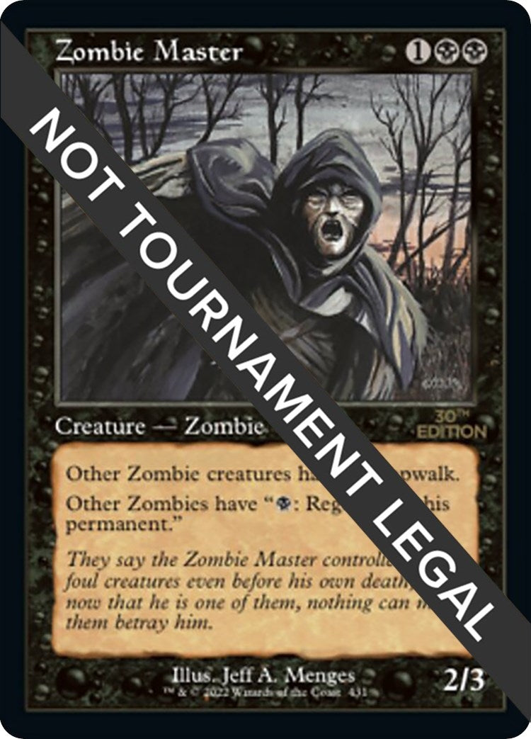 Image for Zombie Master (Retro Frame) (431) [30th Anniversary Edition] - Magic: The Gathering