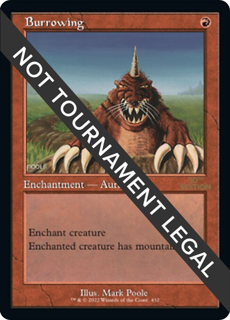Image for Burrowing (Retro Frame) (432) [30th Anniversary Edition] - Magic: The Gathering