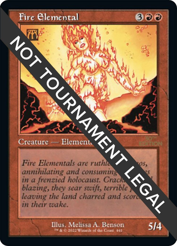 Image for Fire Elemental (Retro Frame) (441) [30th Anniversary Edition] - Magic: The Gathering