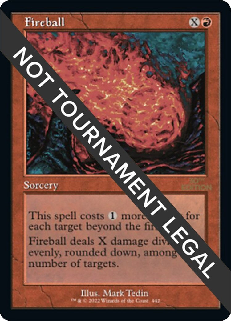 Image for Fireball (Retro Frame) (442) [30th Anniversary Edition] - Magic: The Gathering