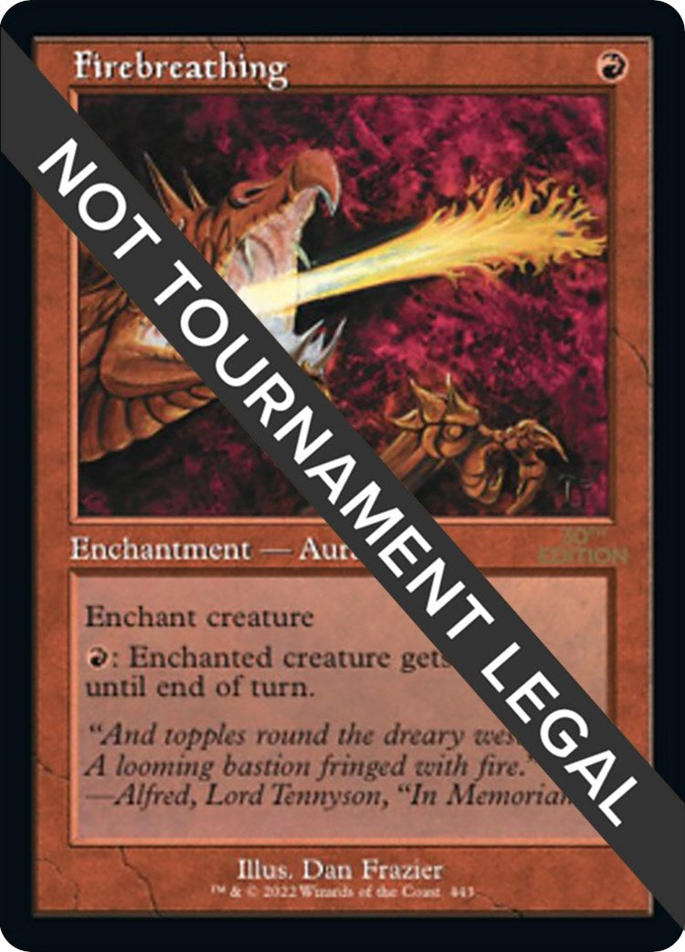 Image for Firebreathing (Retro Frame) (443) [30th Anniversary Edition] - Magic: The Gathering