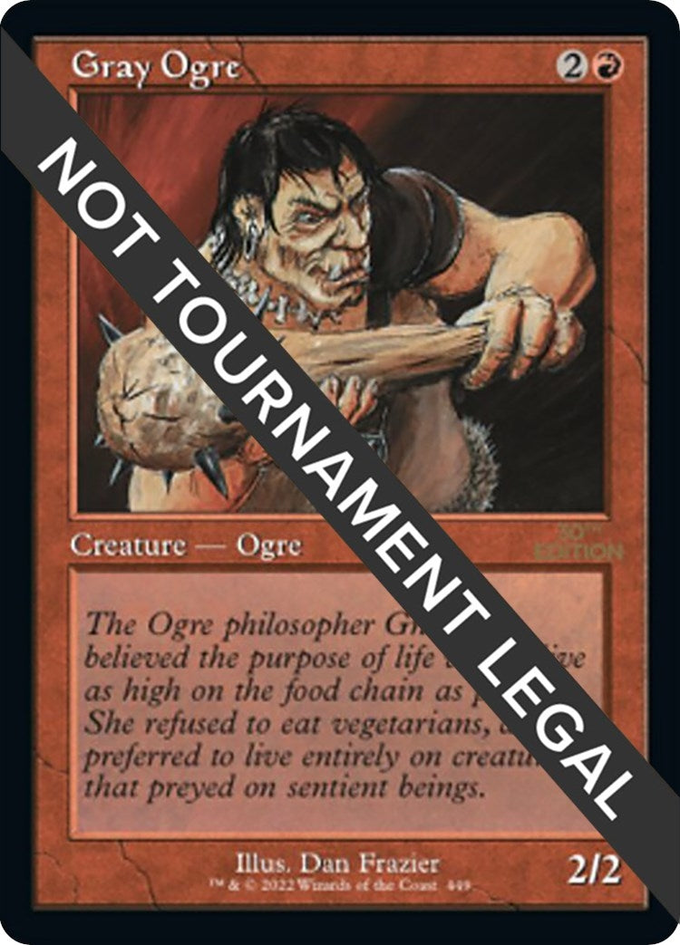 Image for Gray Ogre (Retro Frame) (449) [30th Anniversary Edition] - Magic: The Gathering