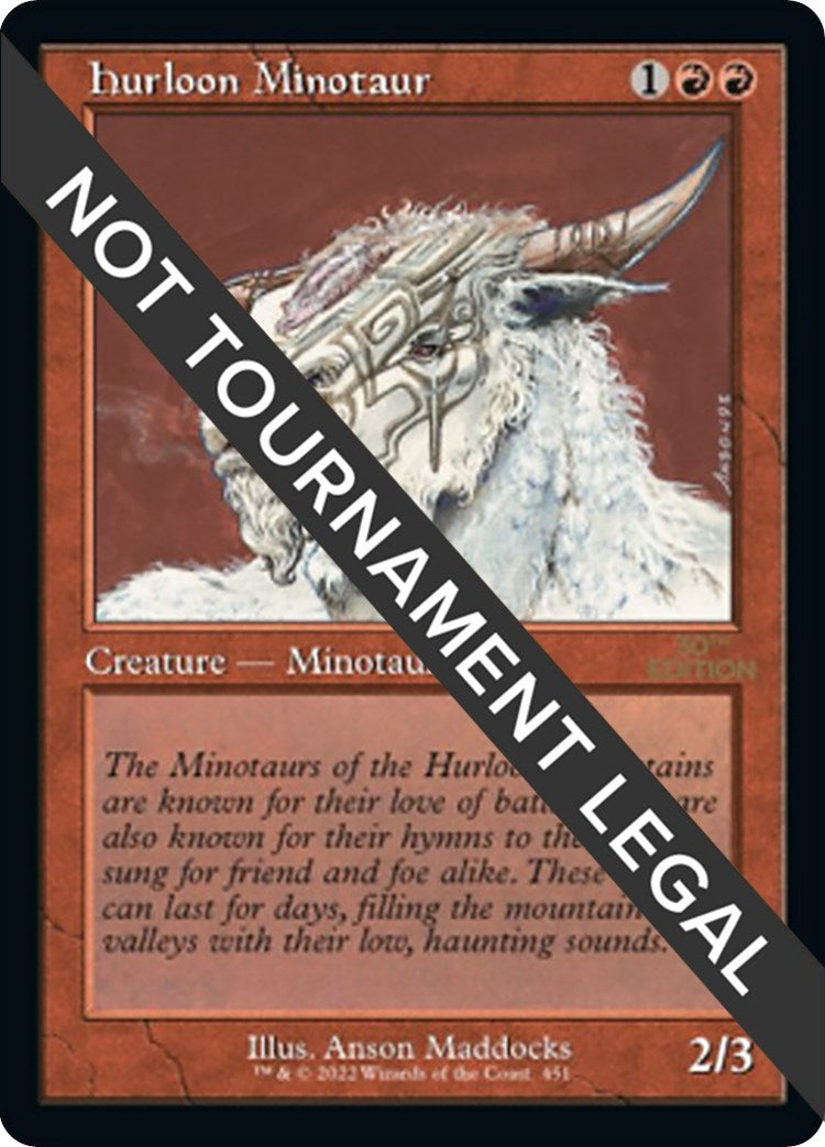 Image for Hurloon Minotaur (Retro Frame) (451) [30th Anniversary Edition] - Magic: The Gathering