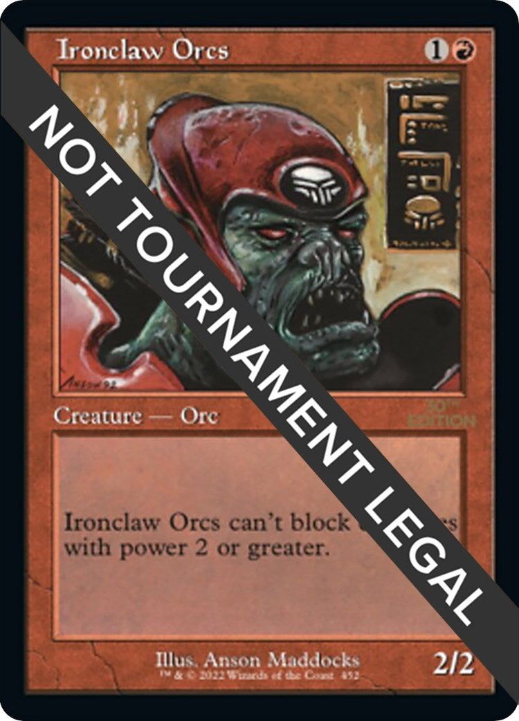 Image for Ironclaw Orcs (Retro Frame) (452) [30th Anniversary Edition] - Magic: The Gathering