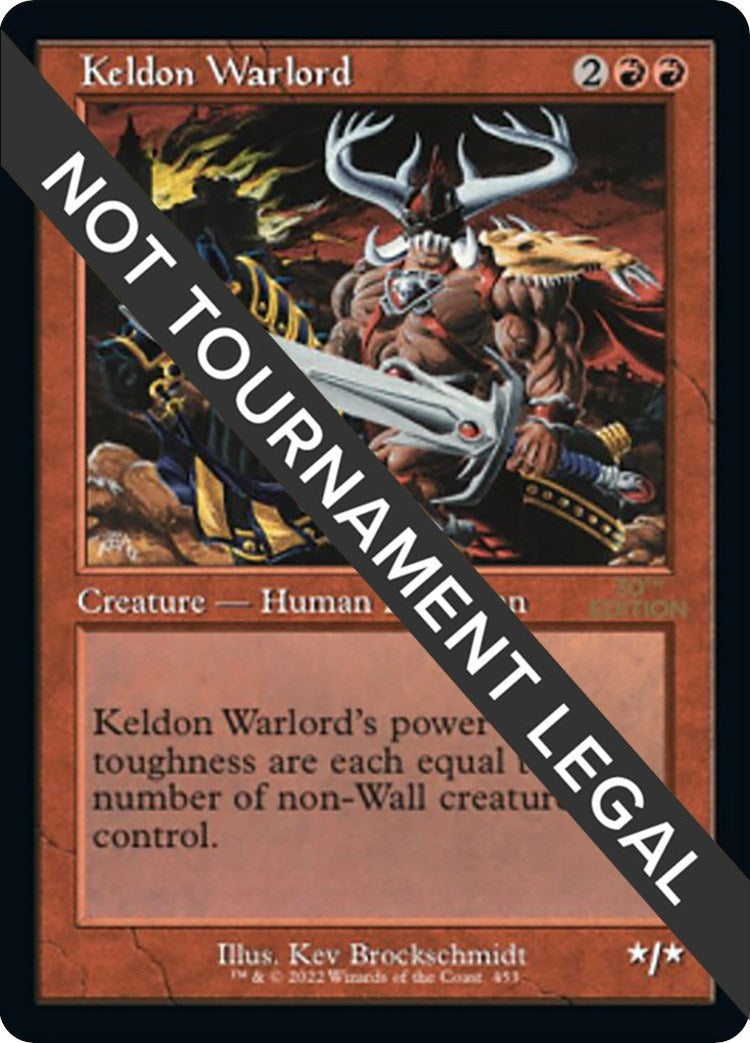 Image for Keldon Warlord (Retro Frame) (453) [30th Anniversary Edition] - Magic: The Gathering