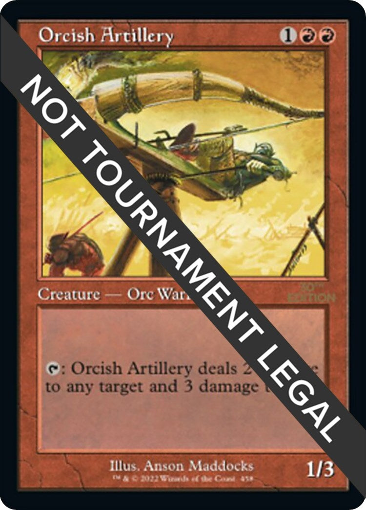 Image for Orcish Artillery (Retro Frame) (458) [30th Anniversary Edition] - Magic: The Gathering