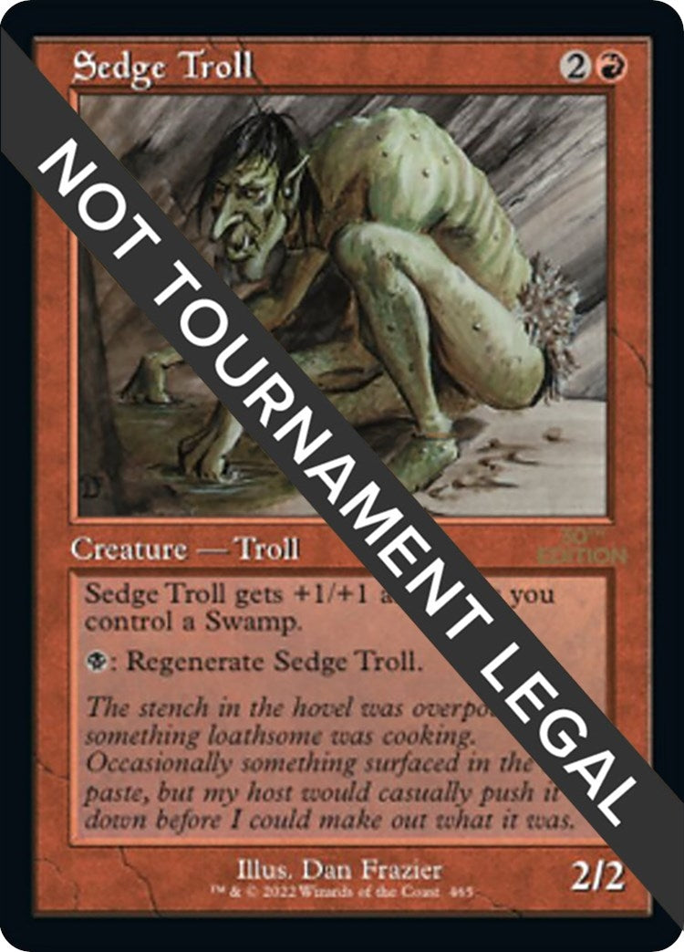 Image for Sedge Troll (Retro Frame) (465) [30th Anniversary Edition] - Magic: The Gathering