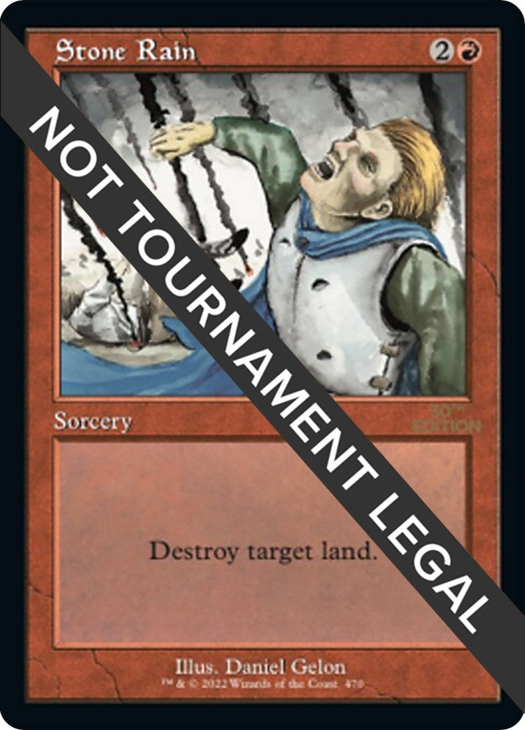 Image for Stone Rain (Retro Frame) (470) [30th Anniversary Edition] - Magic: The Gathering