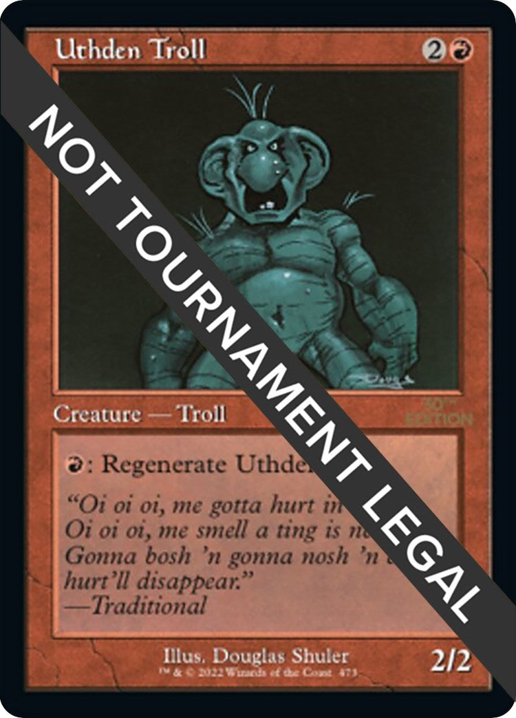 Image for Uthden Troll (Retro Frame) (473) [30th Anniversary Edition] - Magic: The Gathering