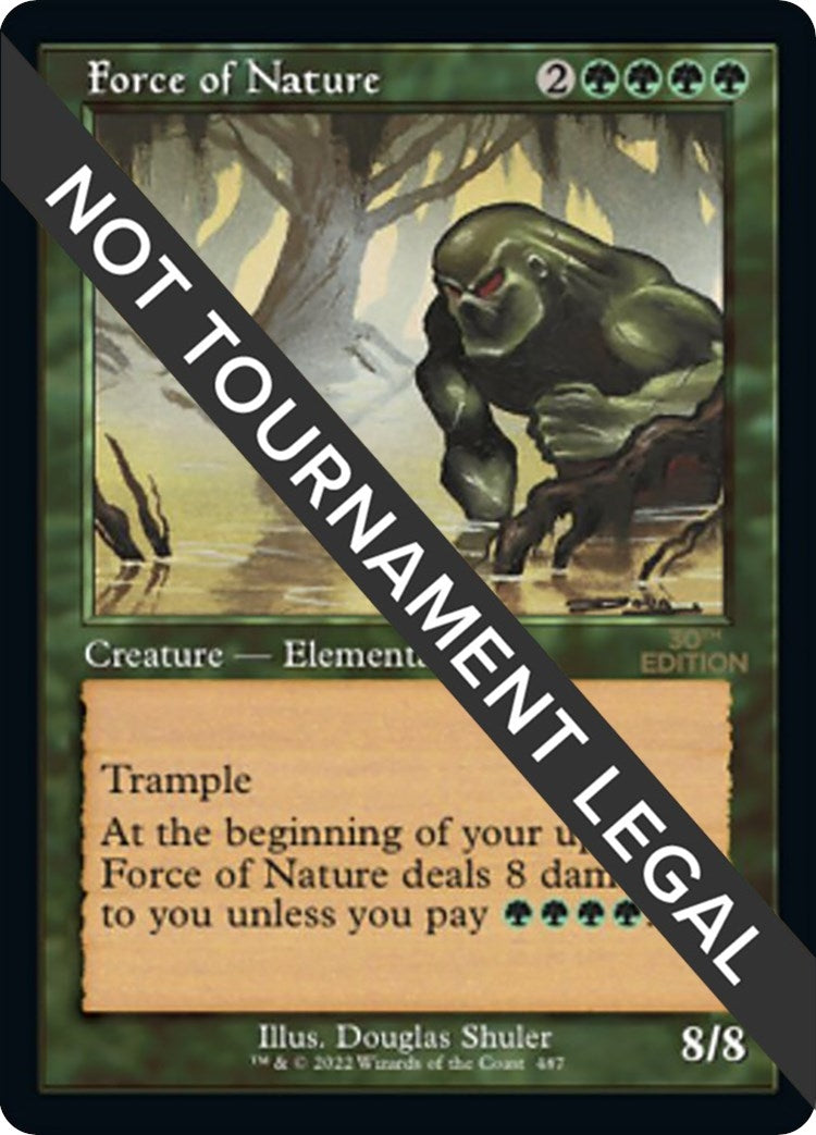 Image for Force of Nature (Retro Frame) (487) [30th Anniversary Edition] - Magic: The Gathering