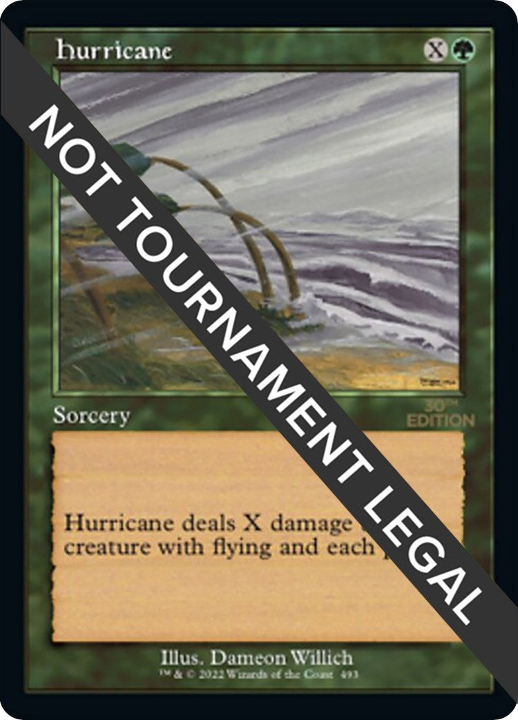 Image for Hurricane (Retro Frame) (493) [30th Anniversary Edition] - Magic: The Gathering