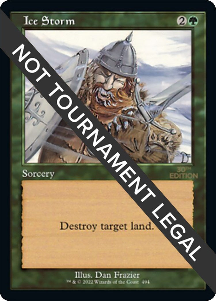 Image for Ice Storm (Retro Frame) (494) [30th Anniversary Edition] - Magic: The Gathering
