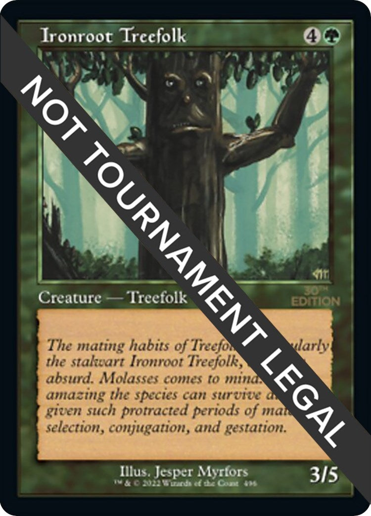 Image for Ironroot Treefolk (Retro Frame) (496) [30th Anniversary Edition] - Magic: The Gathering