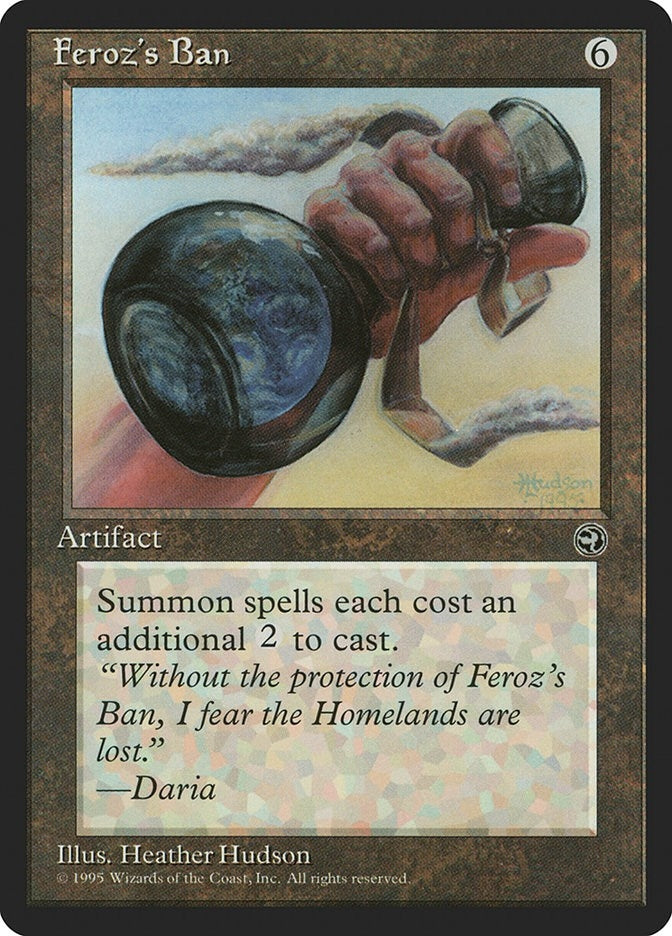 Image for Feroz's Ban [Homelands] - Magic: The Gathering