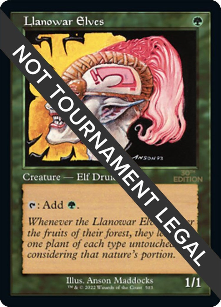 Image for Llanowar Elves (Retro Frame) (503) [30th Anniversary Edition] - Magic: The Gathering