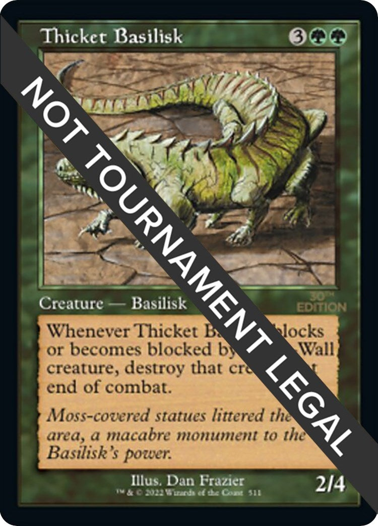Image for Thicket Basilisk (Retro Frame) (511) [30th Anniversary Edition] - Magic: The Gathering
