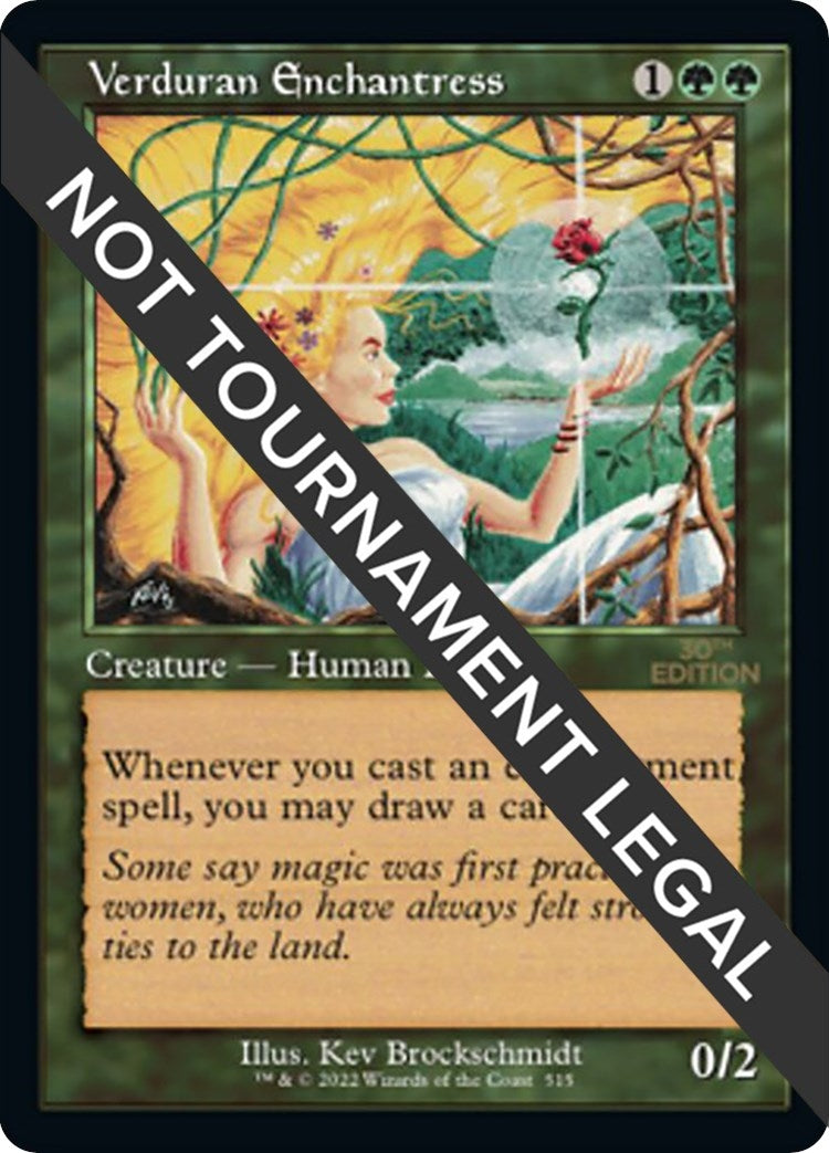 Image for Verduran Enchantress (Retro Frame) (515) [30th Anniversary Edition] - Magic: The Gathering