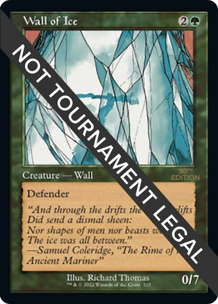 Image for Wall of Ice (Retro Frame) (517) [30th Anniversary Edition] - Magic: The Gathering