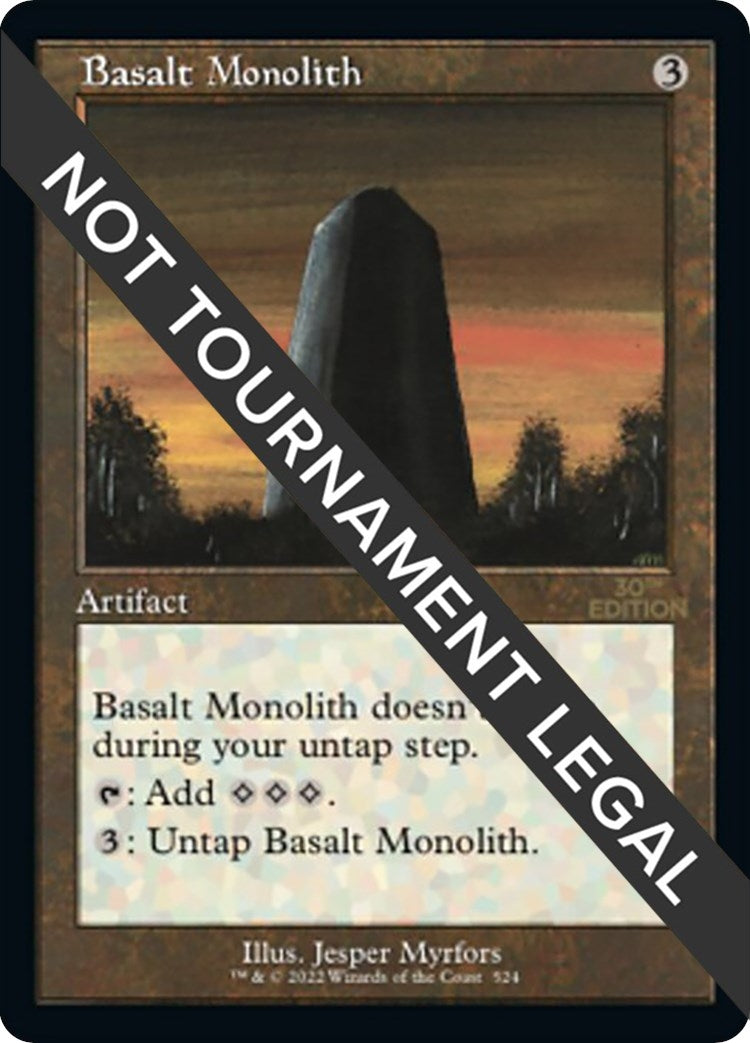 Image for Basalt Monolith (Retro Frame) (524) [30th Anniversary Edition] - Magic: The Gathering